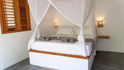 Uma cama ou camas num quarto em Villa Dunas by Preabeach Experience