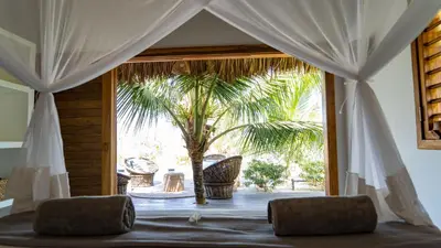 Uma área de estar em Villa Dunas by Preabeach Experience