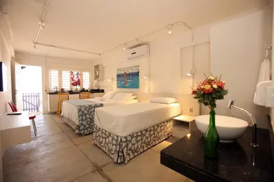 Uma cama ou camas num quarto em Saint Germain Kite Residence