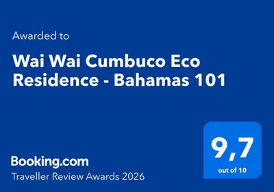 Um certificado, prémio, placa ou documento mostrado em Wai Wai Cumbuco Eco Residence - Bahamas 101