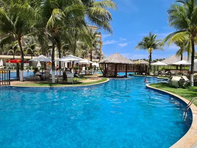 A planta de Beach Living Vista Mar - 3 Quartos - Pé na Areia