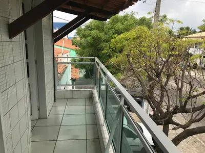 Uma varanda ou terraço em Toca do guaxinim