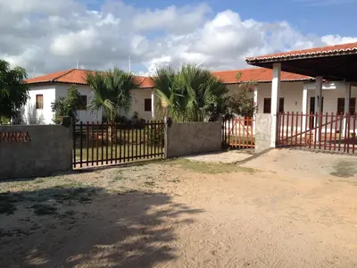 O edifício onde a casa de férias está situado