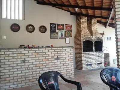 Uma área de estar em Linda casa próximo do Beach Park