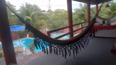 A piscina em ou perto de Casa Aratu Moitas-Icaraizinho de Amontada