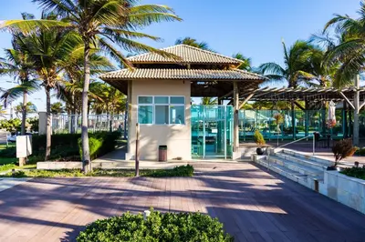 O edifício onde o resort está situado