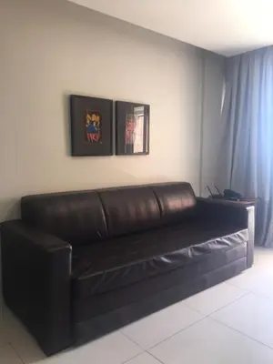 Uma área de estar em Iracema Residence Flat - Apto Particular