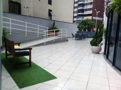 O edifício onde a casa de férias está situado