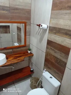 Uma casa de banho em Morro Beach Itarema