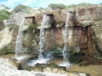 Paisagem natural perto das estalagens