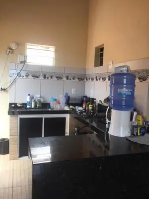 A cozinha ou kitchenette de Chalé Sinfonia do Mar - Vista Paradisíaca