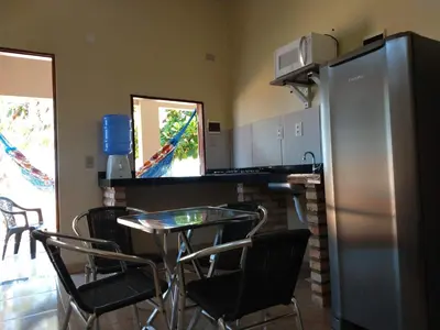 A cozinha ou kitchenette de Chalé Sinfonia do Mar - Vista Paradisíaca