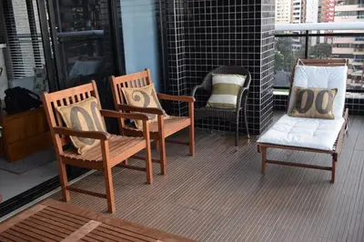 Uma varanda ou terraço em Grupo Vip Landscape Fortaleza