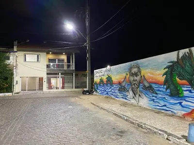 O edifício onde a casa de férias está situado