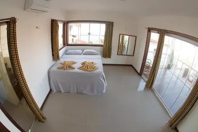 Uma cama ou camas num quarto em Casa Flecha