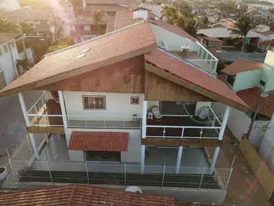 O edifício onde a casa de férias está situado