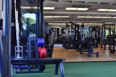 O centro de fitness e/ou as comodidades de fitness de LANDSCAPE SOLAR - Beira Mar de Fortaleza