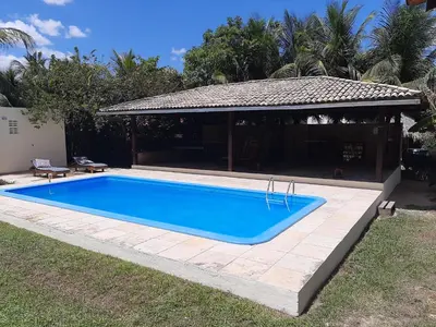 A piscina em ou perto de Casa na linda praia de Jericoacoara