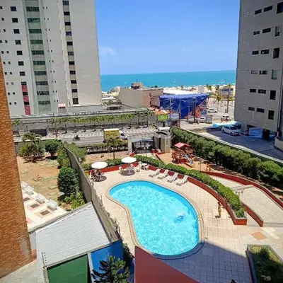Excelente apto 2 quartos com vista para mar