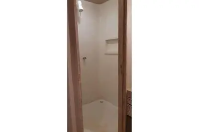 Uma casa de banho em Apê Bossa Nova, aconchego e charme!