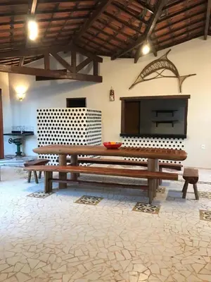 A planta de Mansão Rústica 10 Suítes a 150 metros do Mar e Beach Park