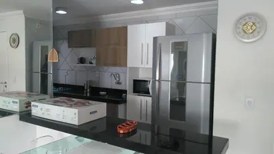 A cozinha ou kitchenette de Porto das Dunas
