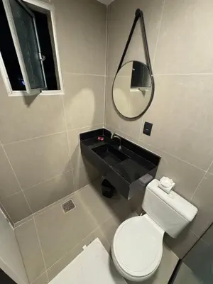 Uma casa de banho em Hotel Pousada Villa Marina
