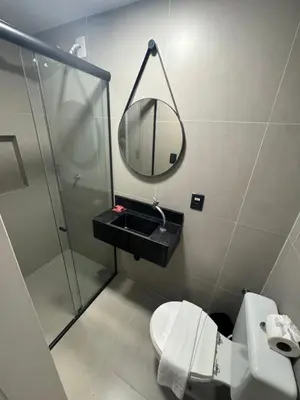 Uma casa de banho em Hotel Pousada Villa Marina