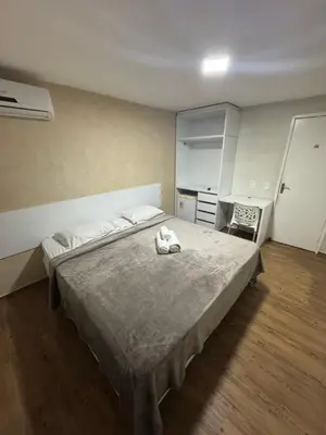 Uma cama ou camas num quarto em Hotel Pousada Villa Marina