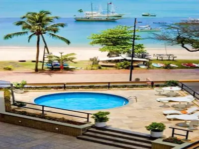 A piscina em ou perto de Flat Beira Mar Golden Fortaleza