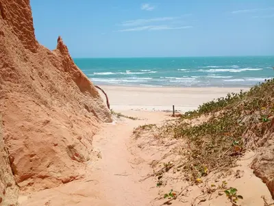 Paisagem natural perto da casa de hóspedes