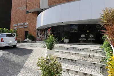 O edifício onde o aparthotel está situado
