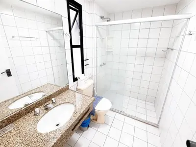 Uma casa de banho em Hosts BR - Flat Vista Mar no Meireles