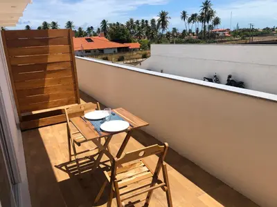 Uma varanda ou terraço em Vilas Blancas