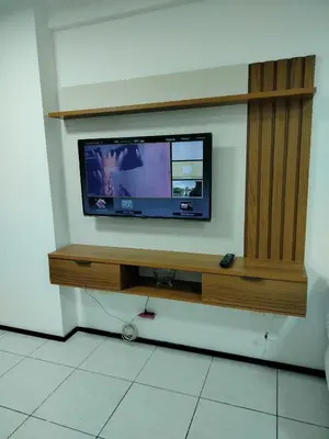 Uma televisão e/ou sistema de entretenimento em Ocean Atlantic Praia de Iracema