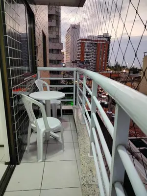 Uma varanda ou terraço em Ocean Atlantic Praia de Iracema