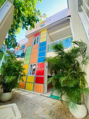 O edifício onde a estalagem está situado
