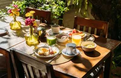 Refeições no B&B ou nas proximidades
