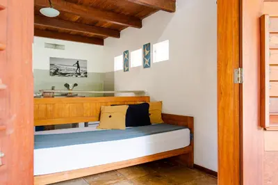 Uma cama ou camas num quarto em Jeri Pousada