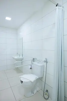 Uma casa de banho em Nordeste Palace Hotel - Fortaleza