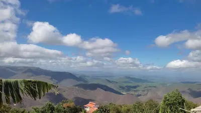 Paisagem natural perto da casa de férias