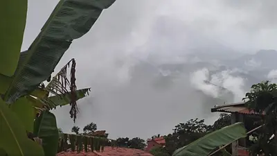 Paisagem natural perto da casa de férias
