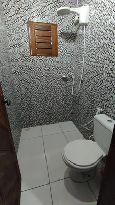 Uma casa de banho em Casa Bella vista