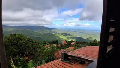 Paisagem natural perto da casa de férias
