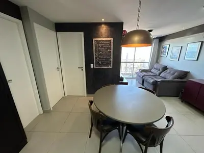 Uma área de estar em Helbor My Way - Compactos de luxo