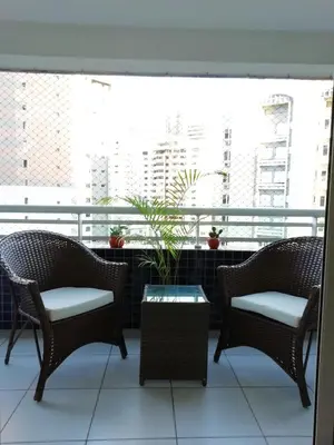 Uma varanda ou terraço em Beach Class Rosalux 707