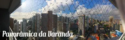 Uma vista geral de Fortaleza ou a vista da cidade a partir do apartamento