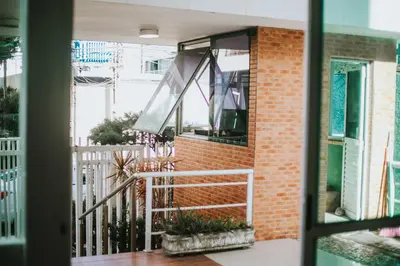 Uma varanda ou terraço em Apto 60m, perto da feirinha, Meirelles