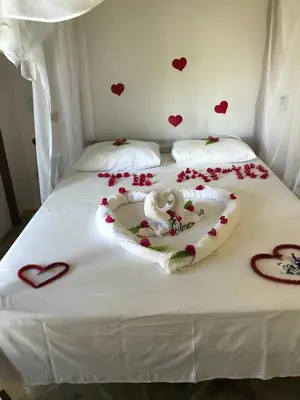 Uma cama ou camas num quarto em Villa Corsica
