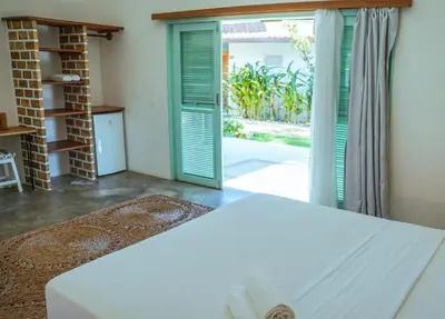 Uma cama ou camas num quarto em Vila Aytana